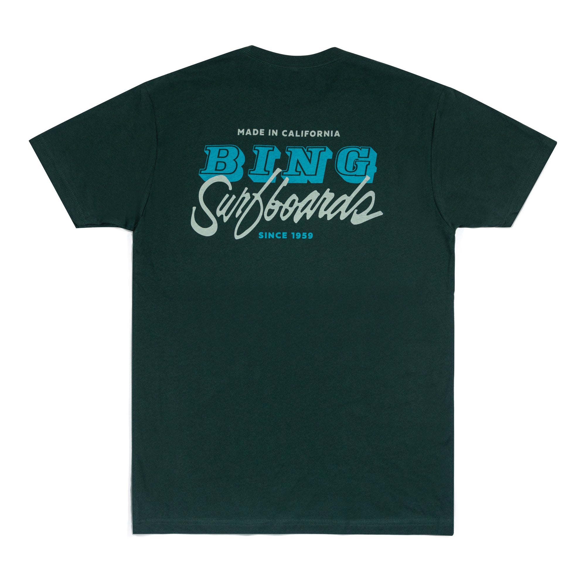 VAN SCRIPT PREMIUM TEE FOREST GREEN