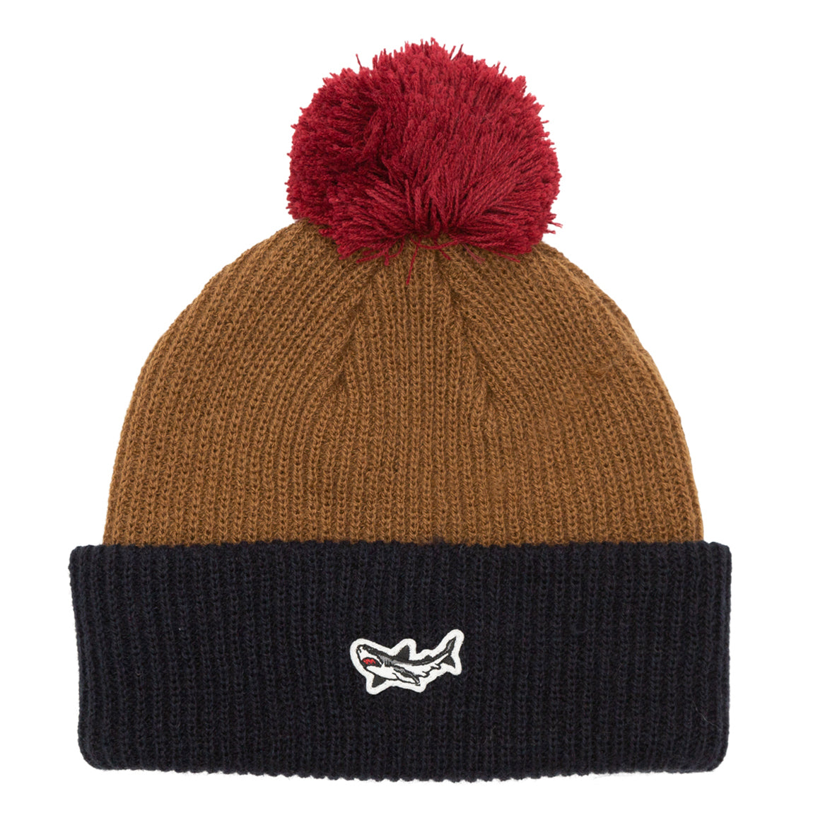 DARK SEAS BLOCKER BEANIE - BRN/NVY