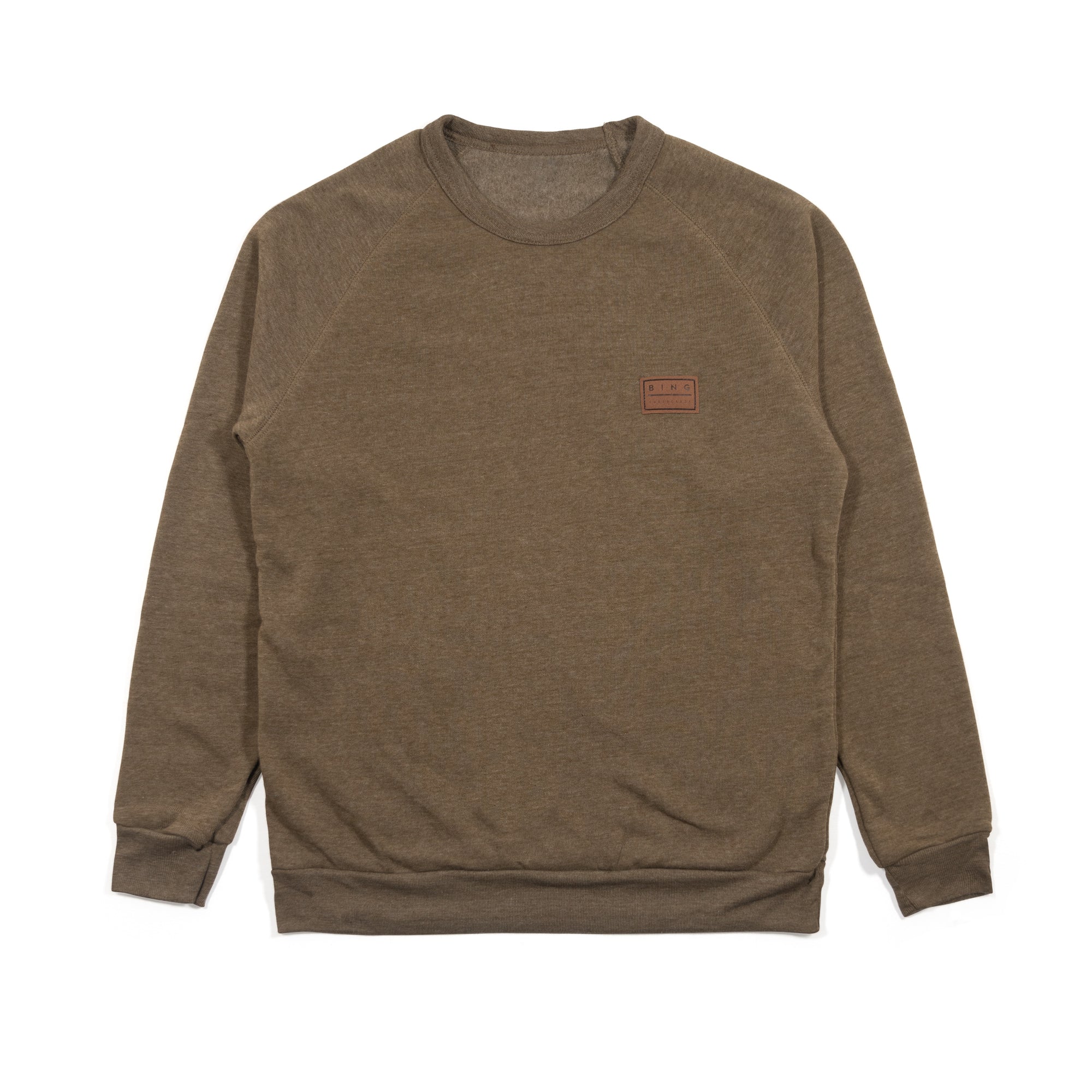 PATCH Patch Premium Crew Sweatshirt - Dark Olive