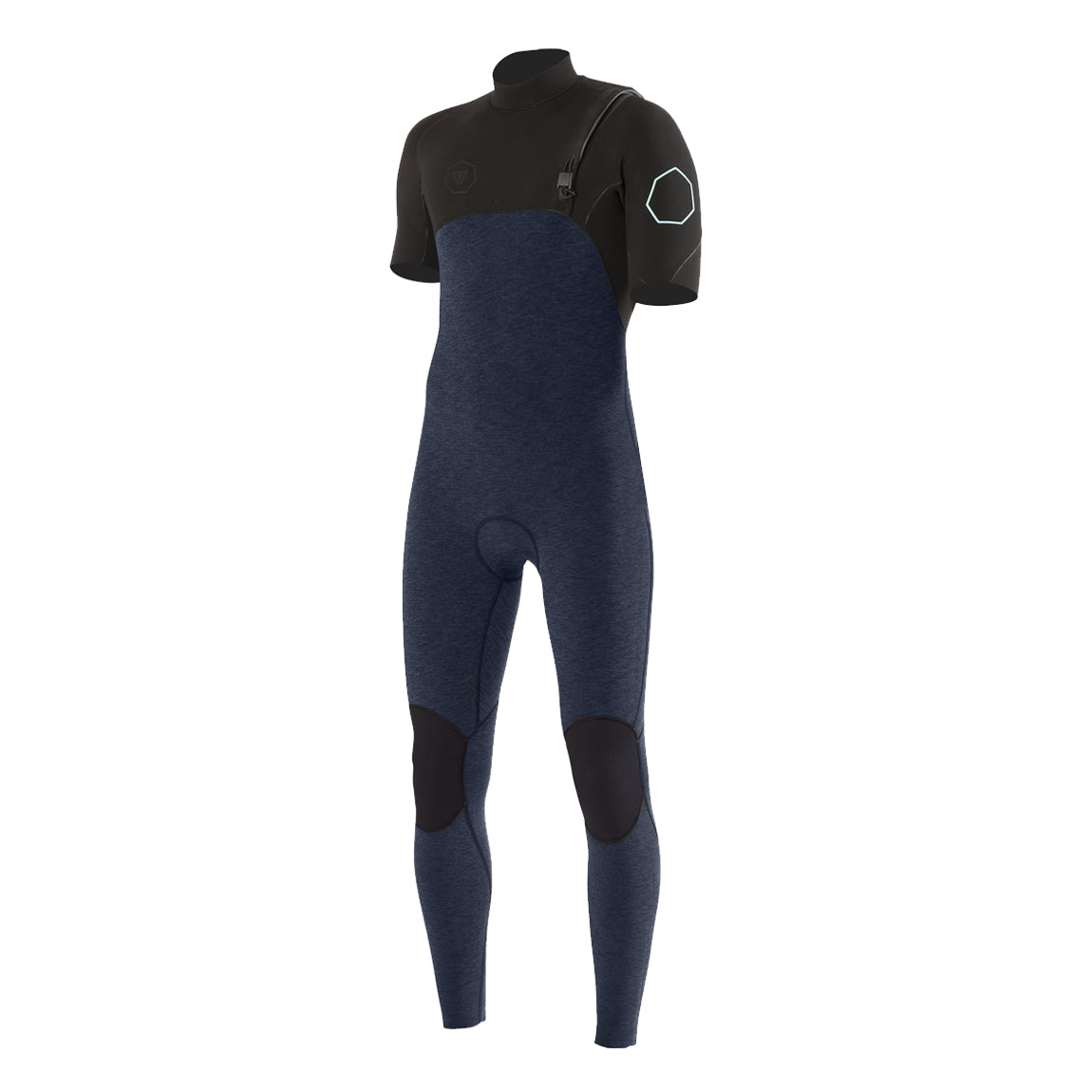 HIGH SEAS SHORTSLEEVE FULLSIT 2/2 NAVAL HEATHER