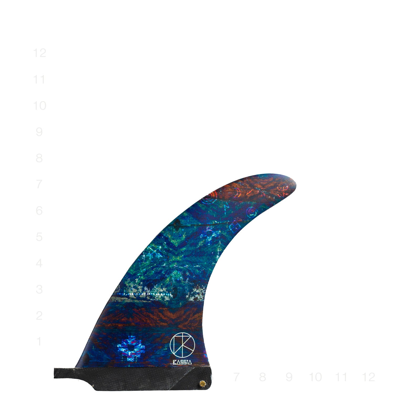 KASSIA TIE DYE BLUE 7.5"