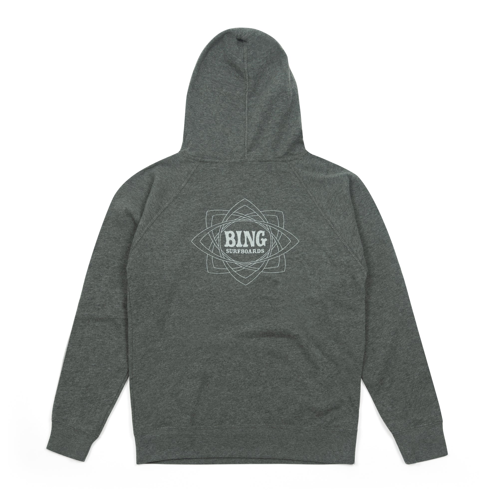 MANDALA II Kids Pullover Hooded Sweatshirt - Nickel Heather