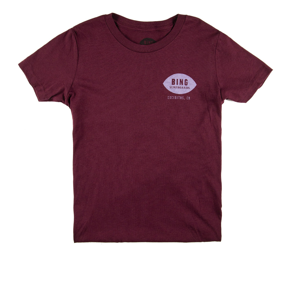 CLASSIC ENCINITAS PREMIUM KIDS TEE MAROON