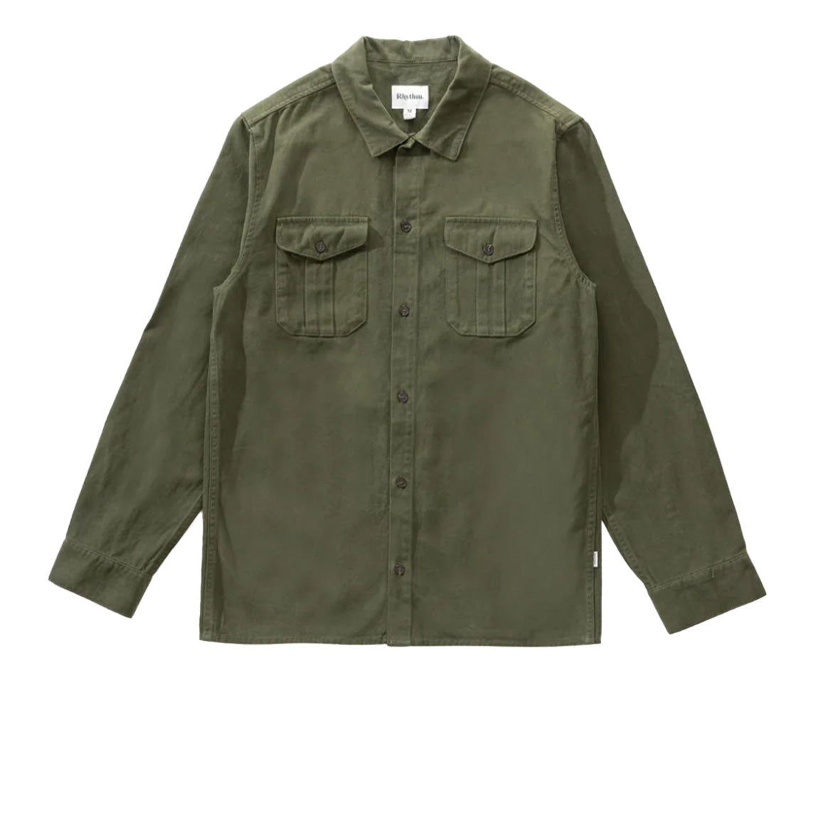 RHYTHM WORN PATH L/S SHIRT - KELP