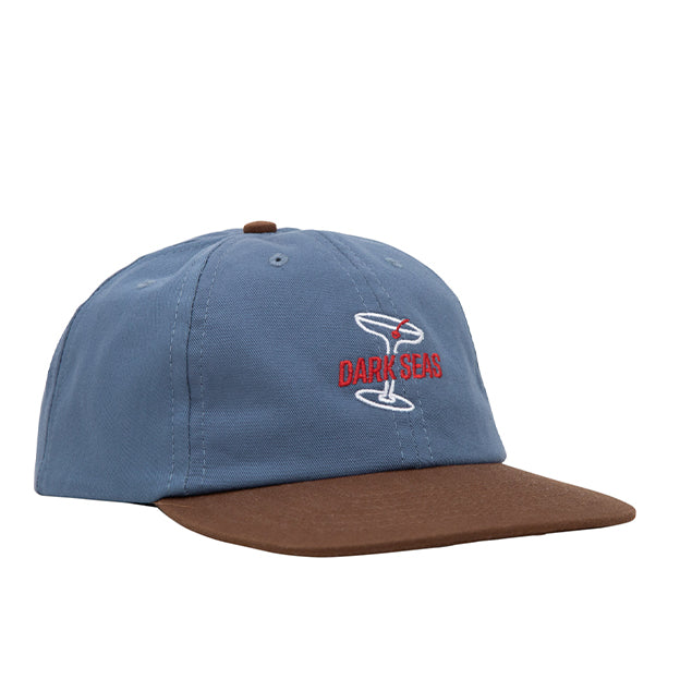 DARK SEAS CONTINENTAL HAT - NVY/BRN