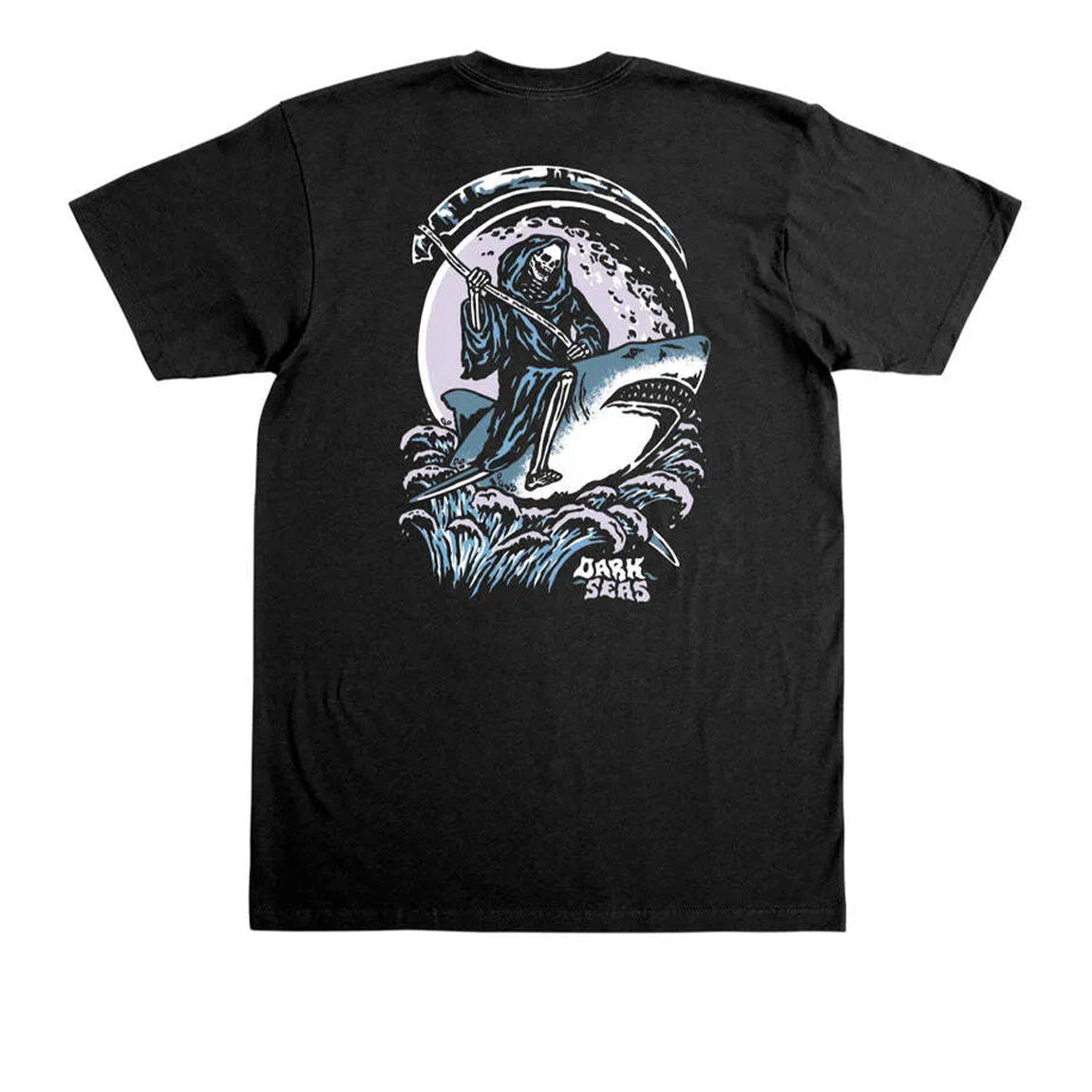 DARK SEAS FULL MOON TEE - BLK