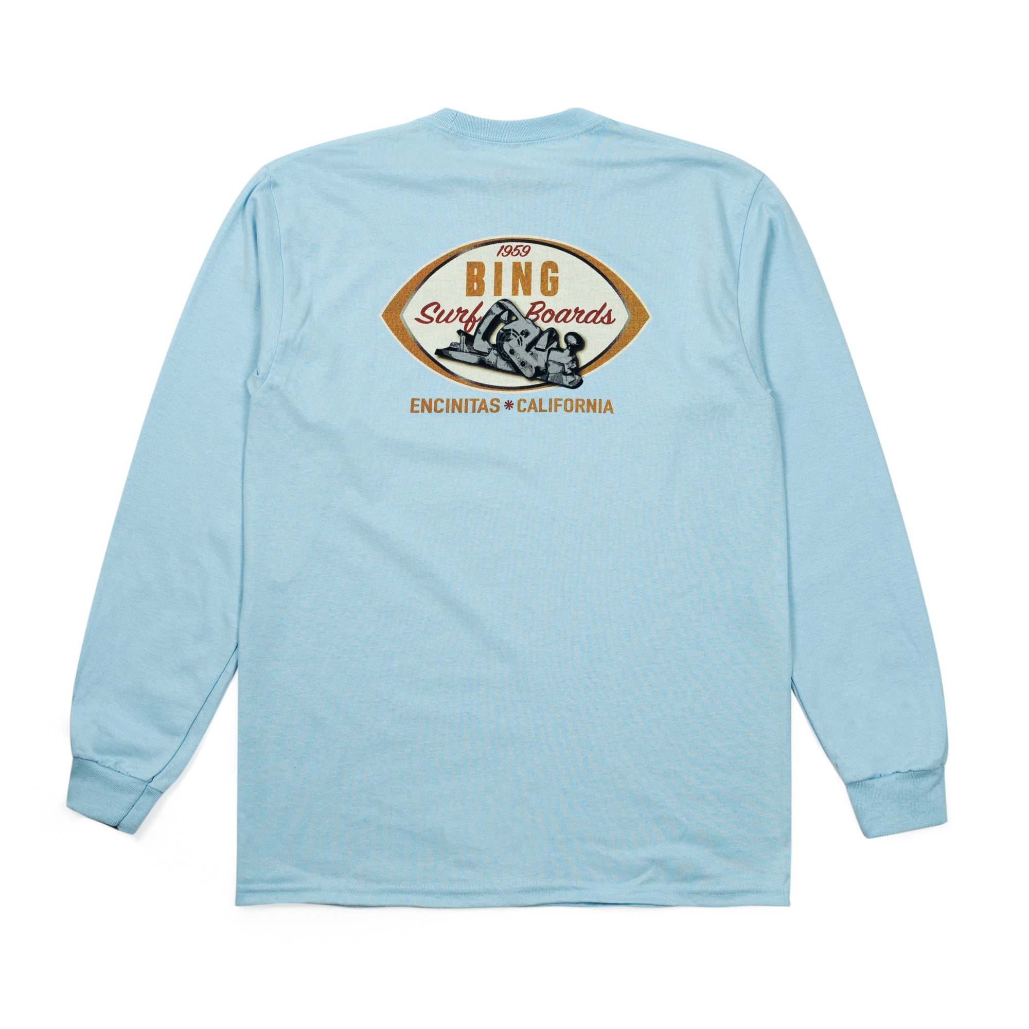 BING PLANER Premium L/S T-Shirt - Light Blue