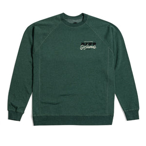 VAN SCRIPT Premium Crew Sweatshirt - Moss Green