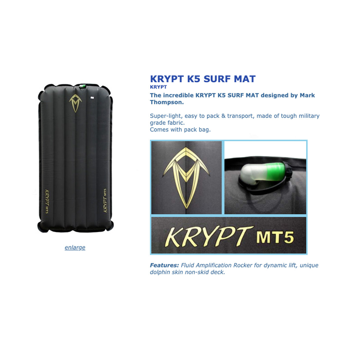 KRYPT SURF MAT - Bing Surfboards