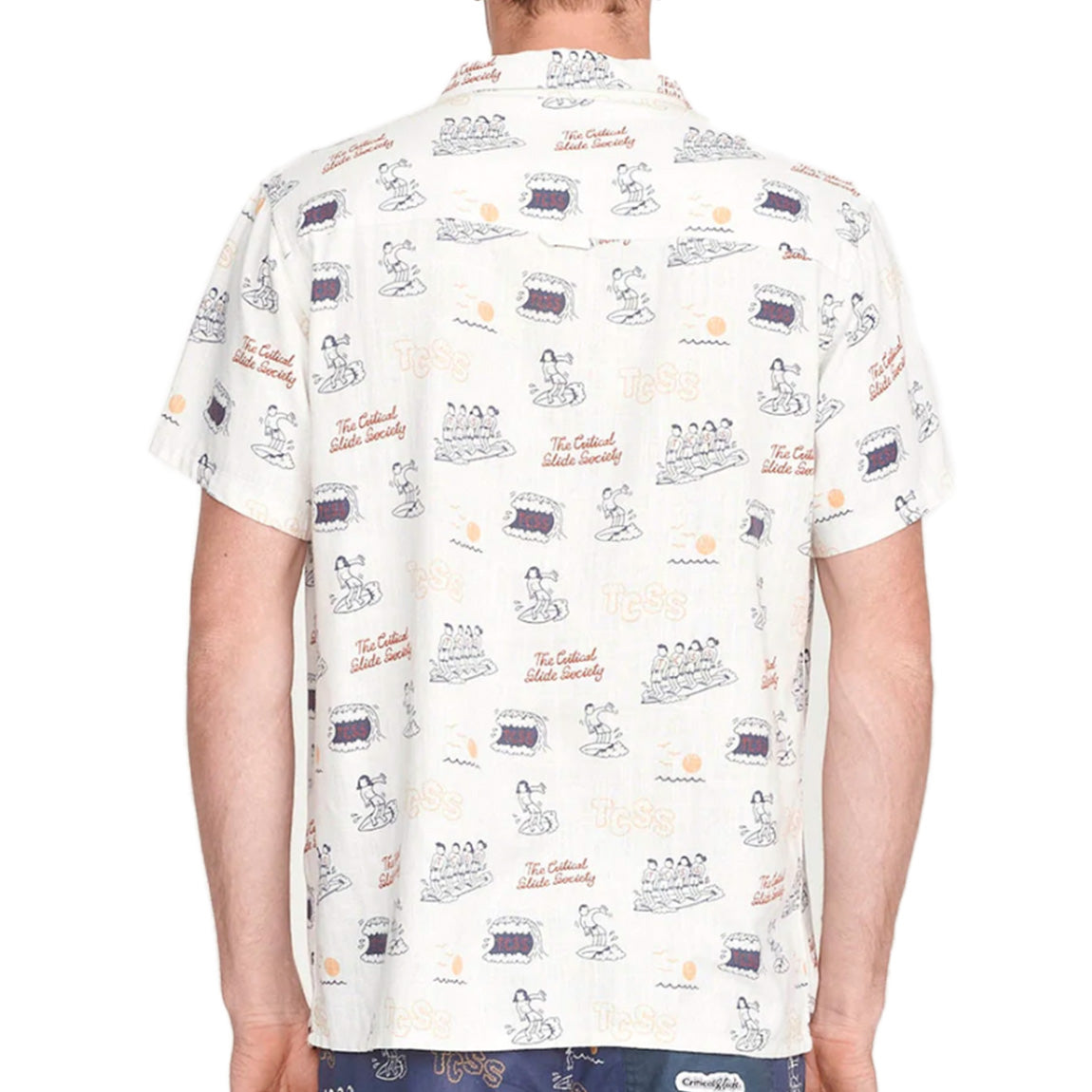 TCSS PARTY WAVE SHIRT - WHITE
