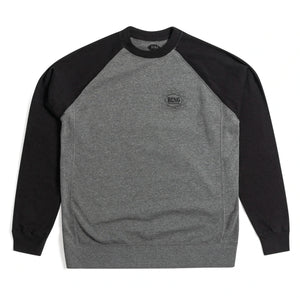 MANDALA Premium Crew Sweatshirt - Nickel / Black