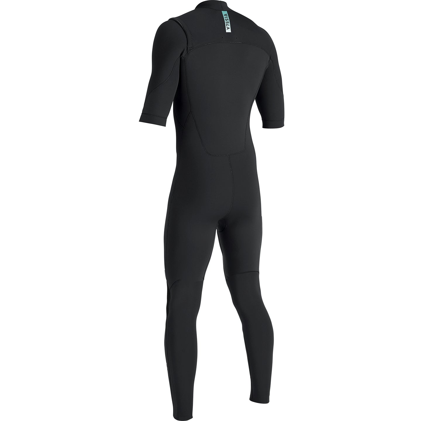 SEVEN SEAS SHORTSLEEVE FULLSUIT 2MM BLACK WITH JADE