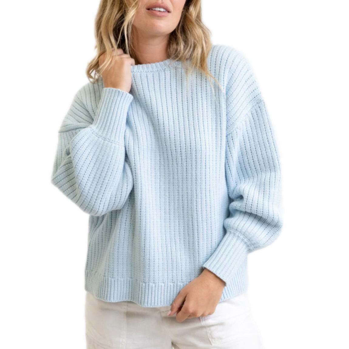 RHYTHM LUCIA SWEATER - SKY