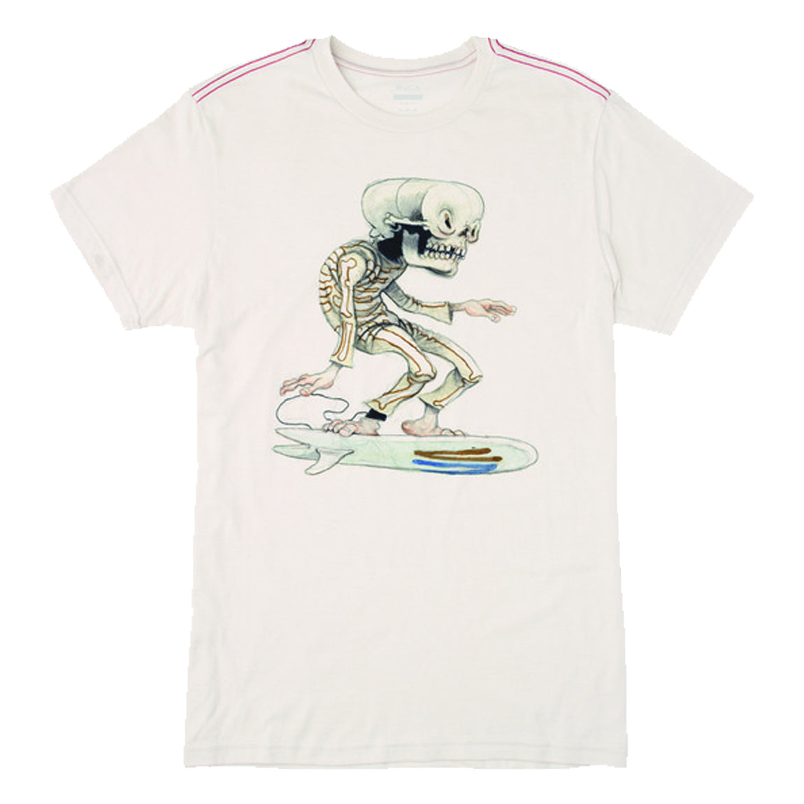 SKULL SURFER TEE WHITE