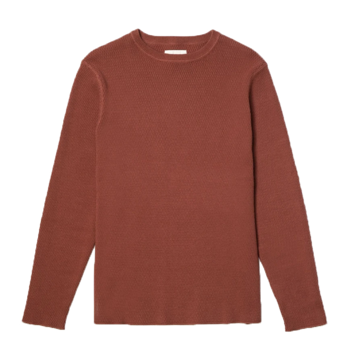 RHYTHM MESH KNIT SWEATER - MINERAL RED