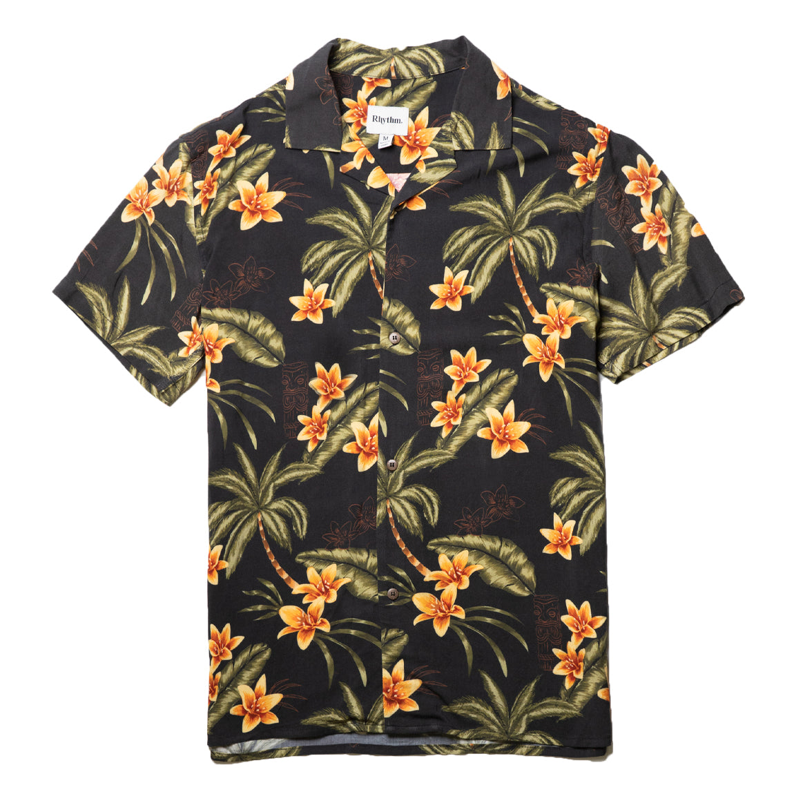 RHYTHM TIKI TROPICS S/S SHIRT - BLK