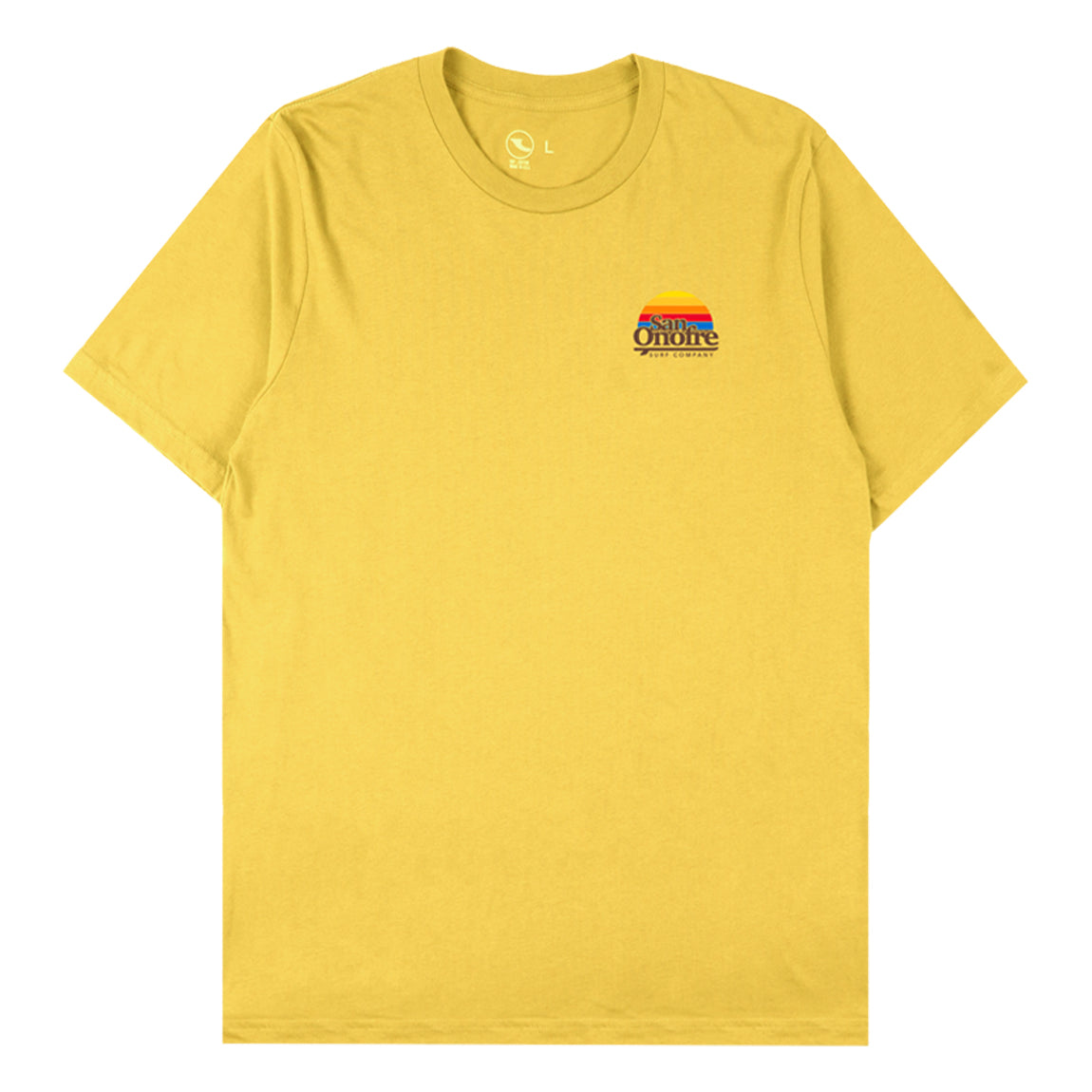 OLD SCHOOL SUN TEE MAIZE YELLOW