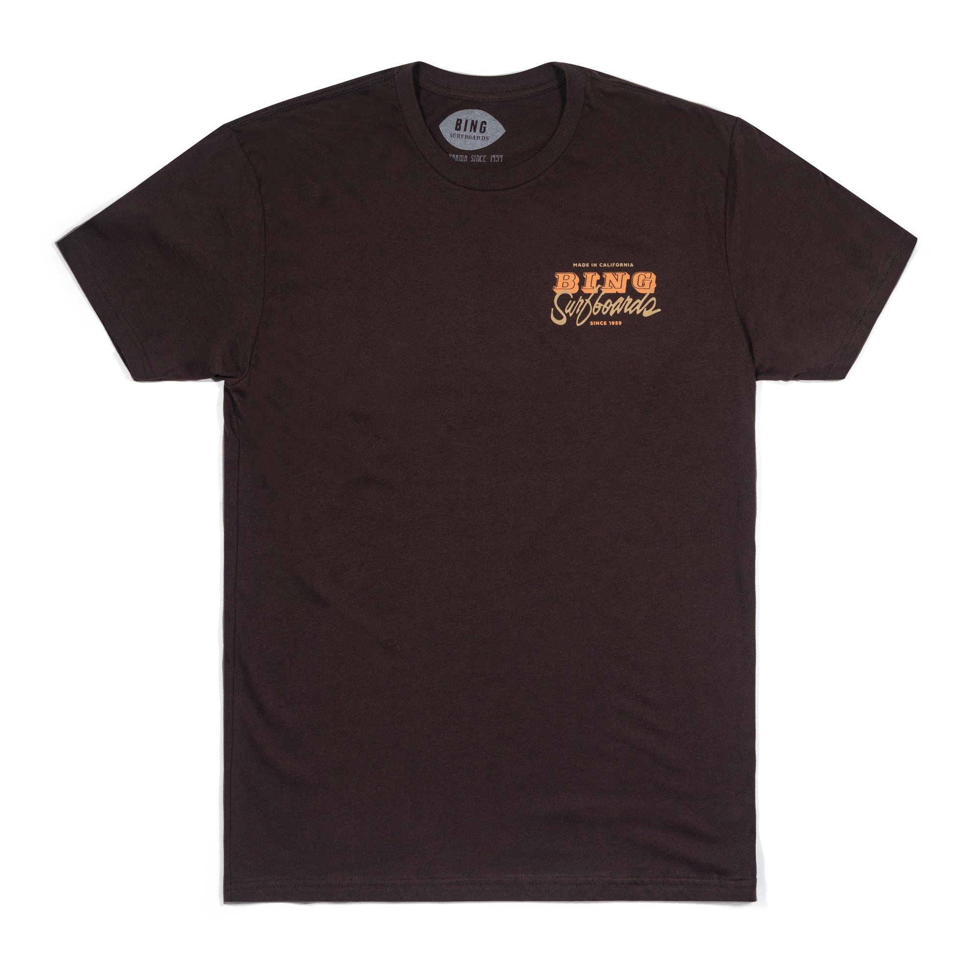 VAN SCRIPT PREMIUM TEE DARK CHOCOLATE