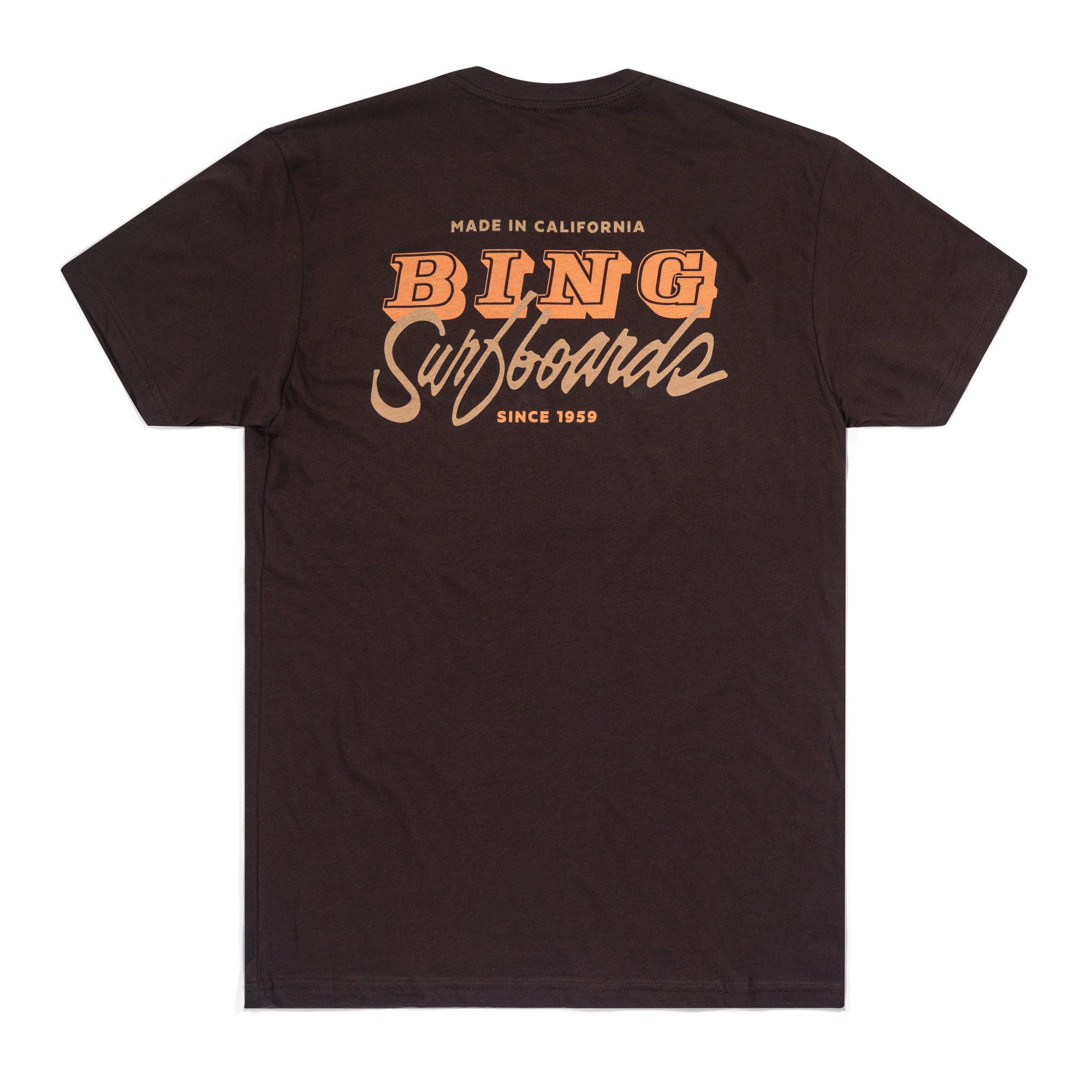 VAN SCRIPT PREMIUM TEE DARK CHOCOLATE