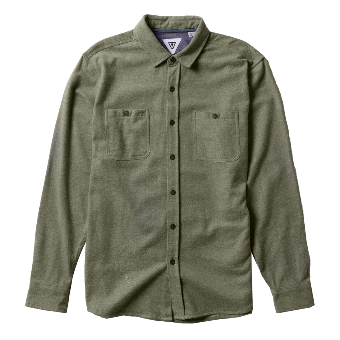 VISSLA SHAVER LS FLANNEL - ARMY