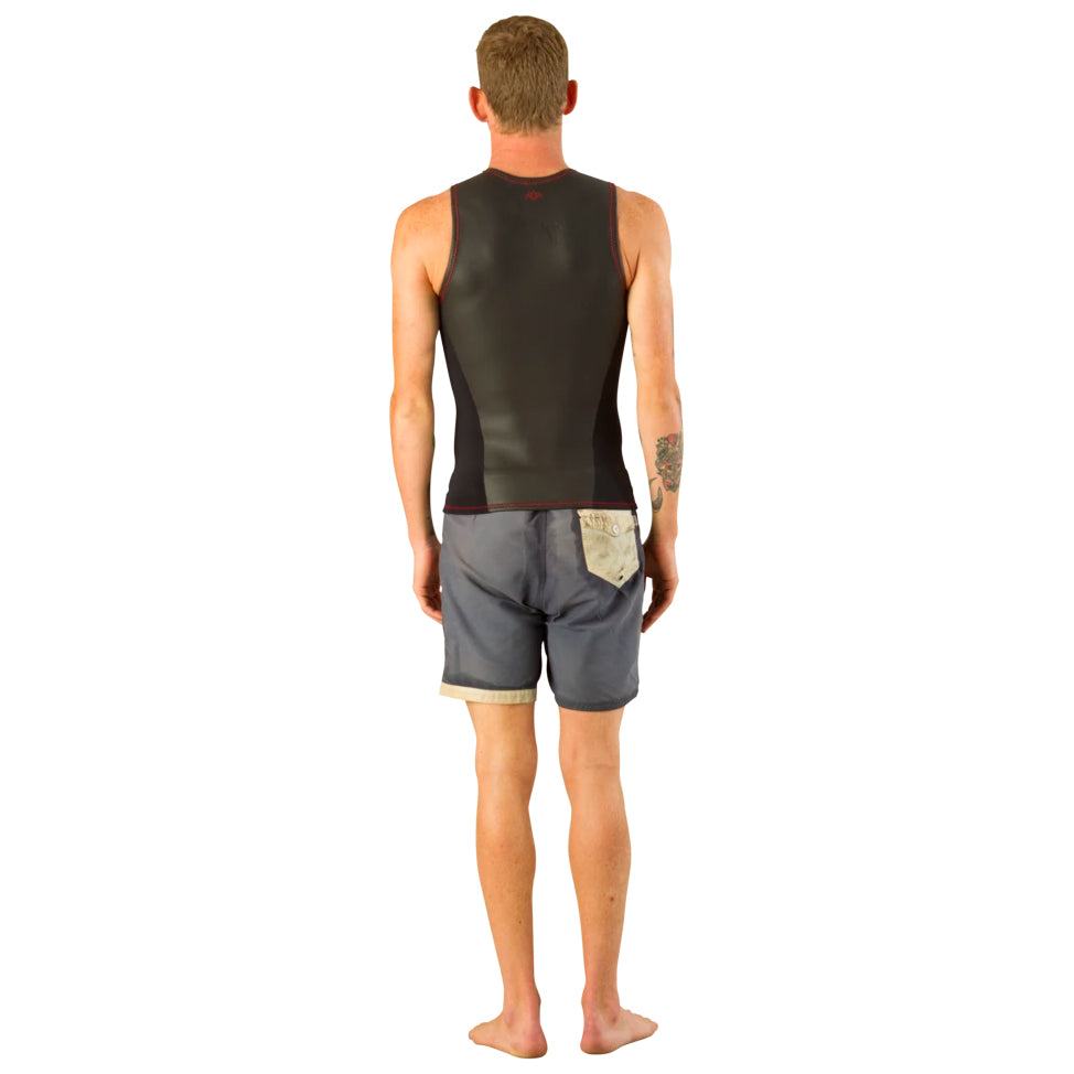 RETRO VEST WITH FRONT ZIP