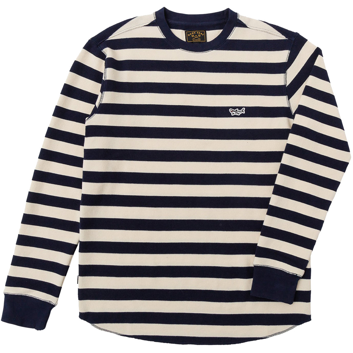 SIGNALMAN LONG SLEEVE KNIT NAVY/WHITE