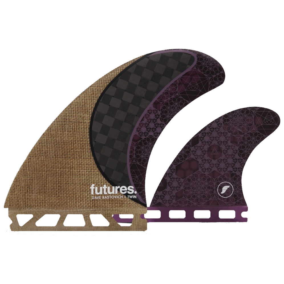 RASTA TWIN + 1 JUTE/CARBON/PURPLE - Bing Surfboards