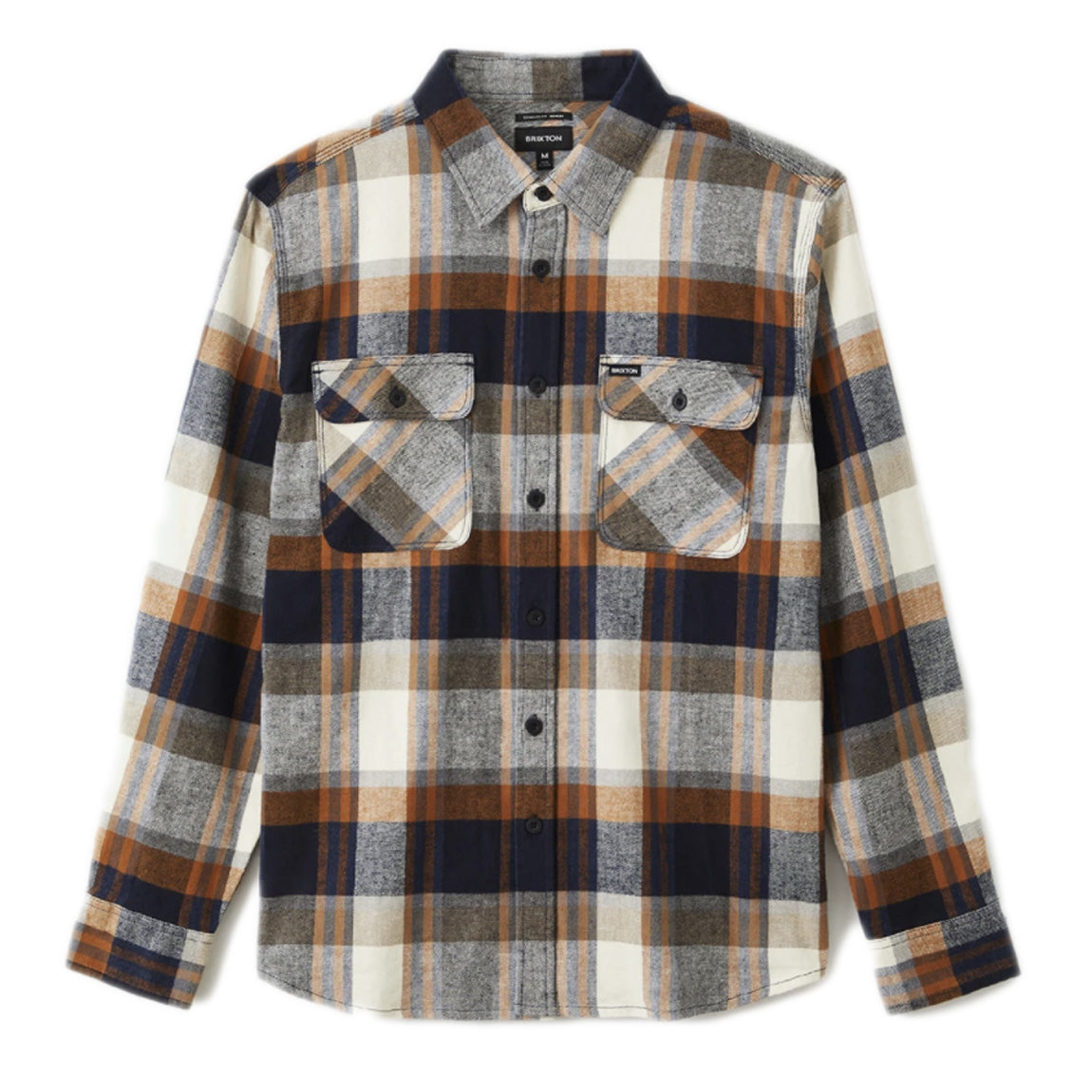 BRIXTON BOWERY FLANNEL L/S - JOE BLUE