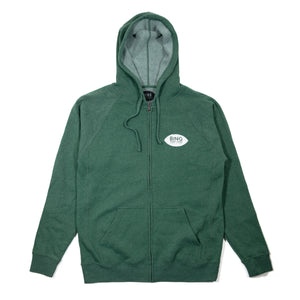 LEUCADIA SHOP - Premium Zip Hooded Sweatshirt - Nickel / Heather