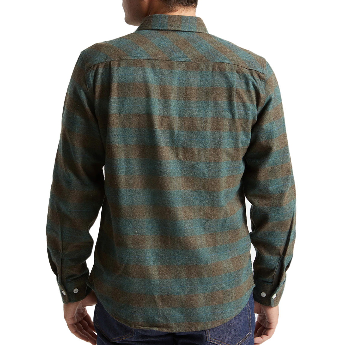BOWERY L/S FLANNEL - OCEAN