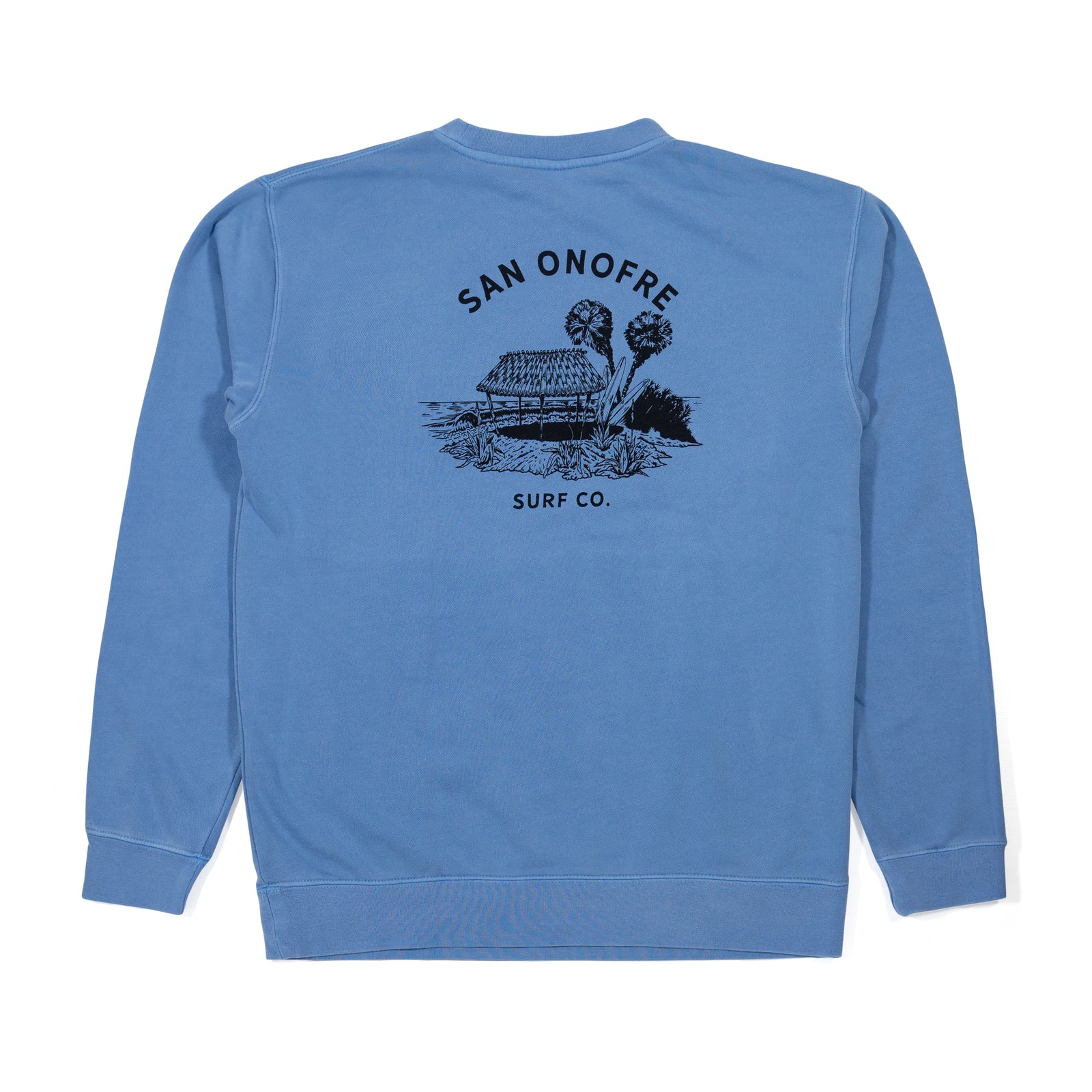BEACH SHACK CREW FLEECE LIGHT BLUE