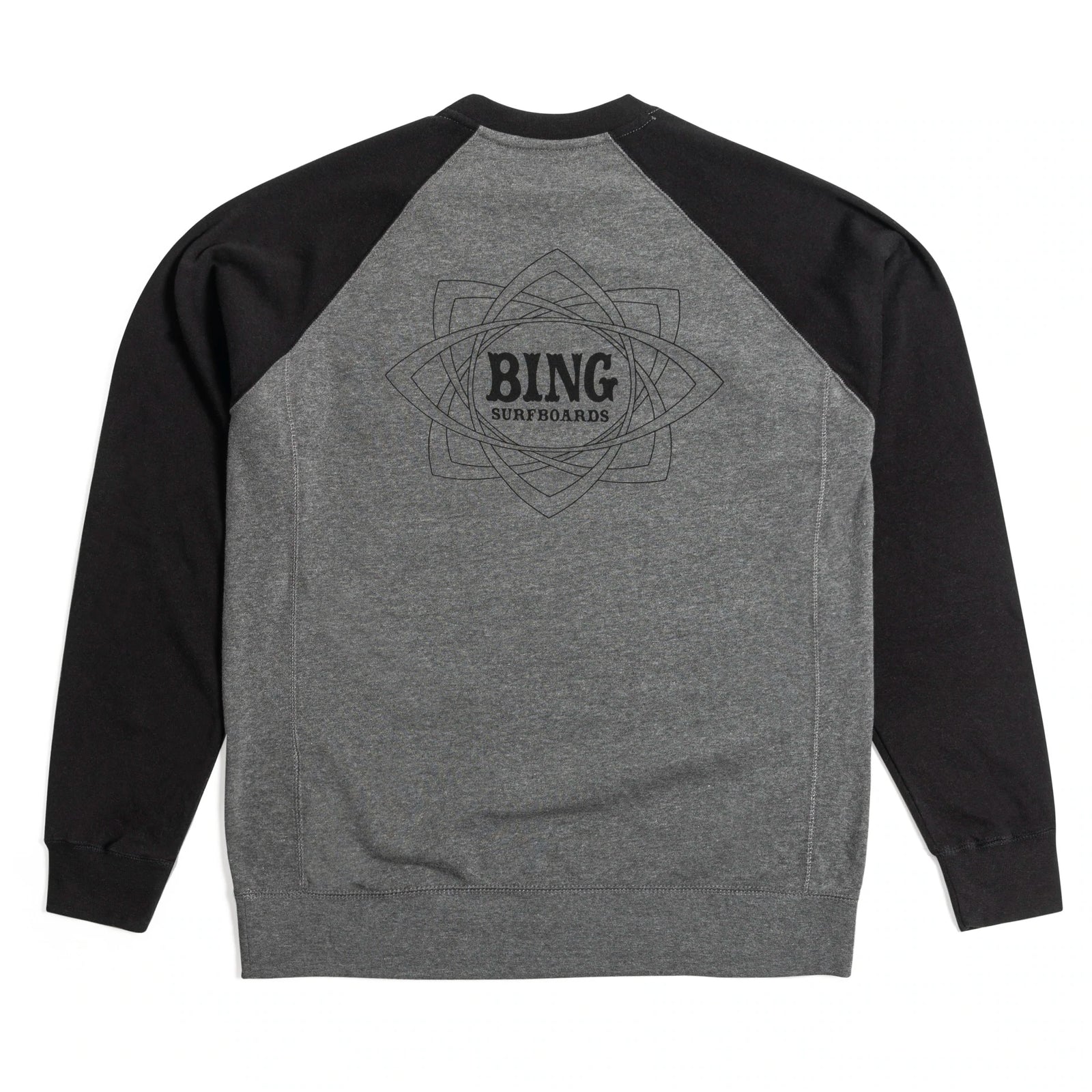 MANDALA Premium Crew Sweatshirt - Nickel / Black