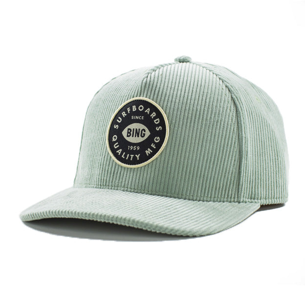 BING QUALITY MFG. CORD CAP - AGAVE