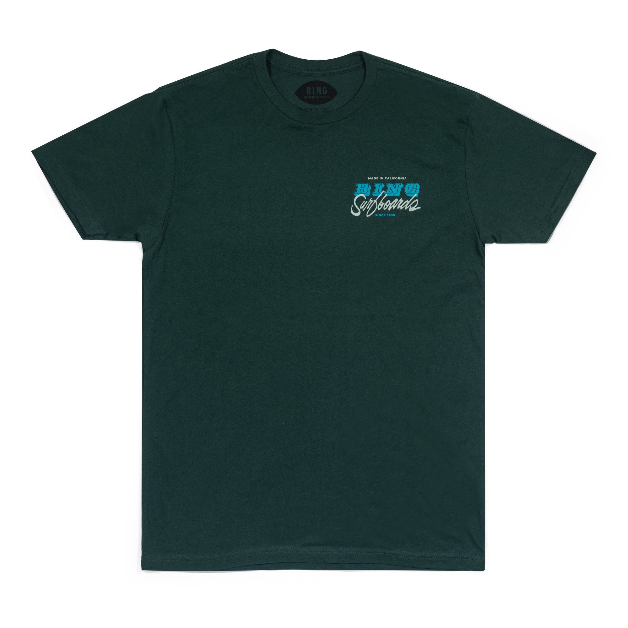 VAN SCRIPT PREMIUM TEE FOREST GREEN