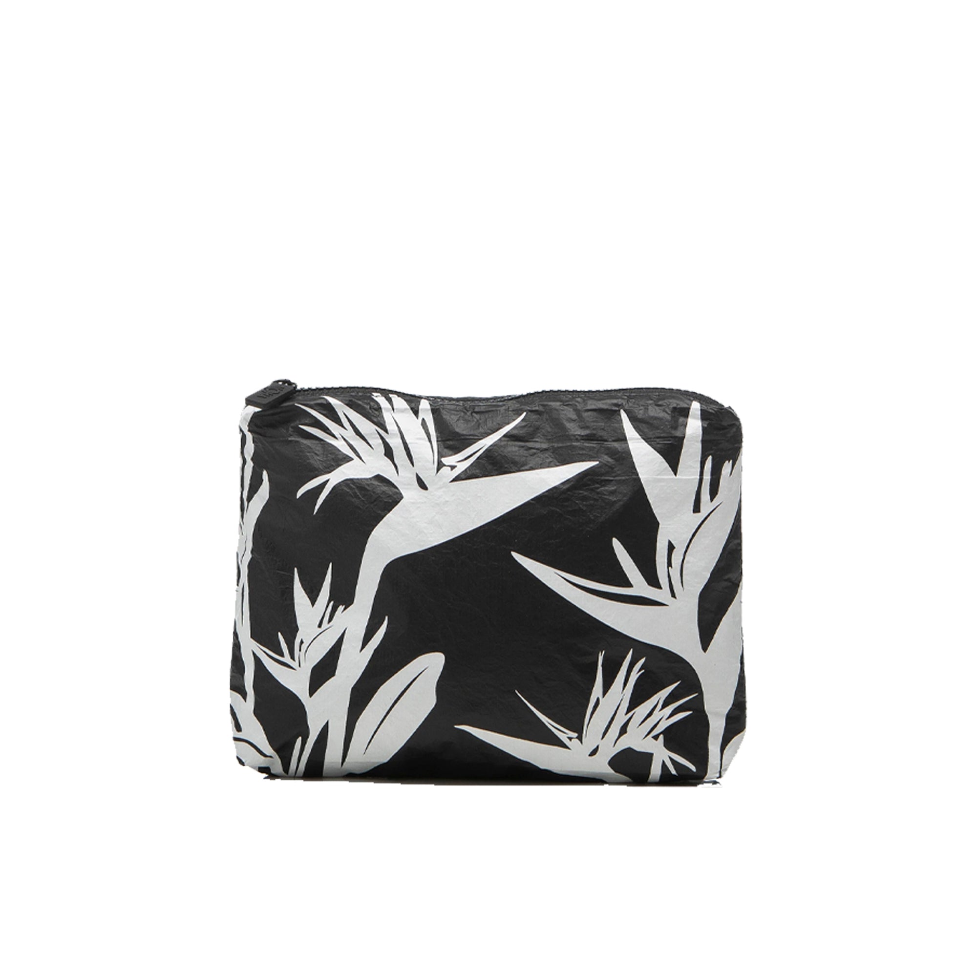 BIRDS IN PARADISE POUCH SMALL BLACK