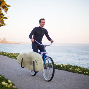 MBB Bicycle Surfboard Rack - Quick Release Bars For Longboards, Shortboards & SUPs