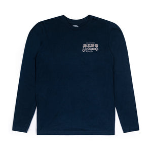 VAN SCRIPT Premium L/S T-Shirt - Midnight Navy