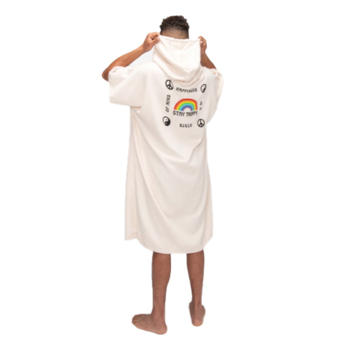 SLOWTIDE STAY TRIPPY PONCHO - L/XL