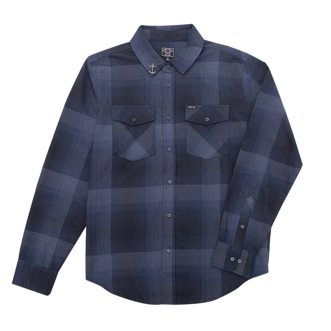 DARK SEAS STOWAWAY WOVEN - BLK/NVY