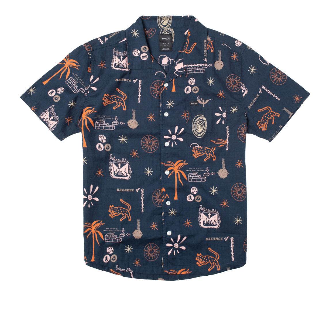 RVCA NEW NATES WOVEN - MDY