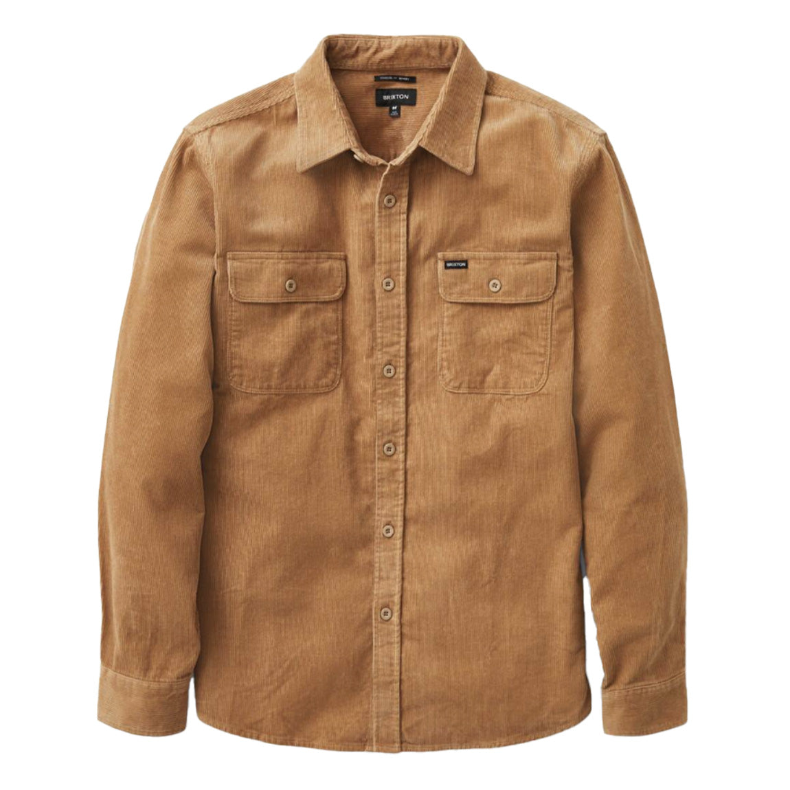 BRIXTON BOWERY CORD FLANNEL - MOJAVE