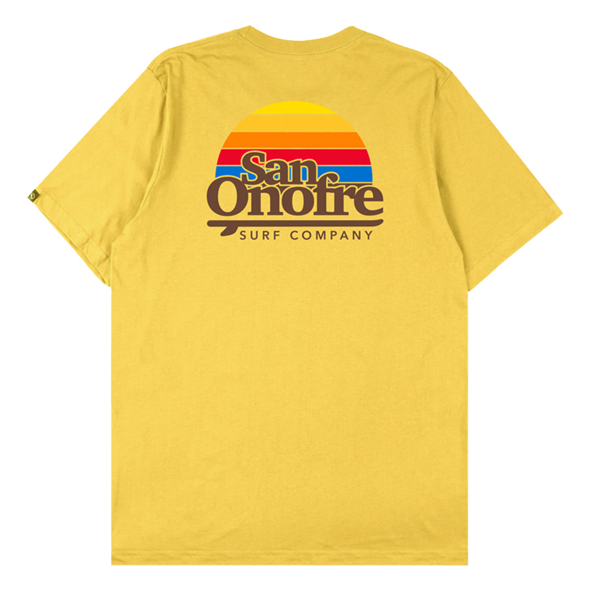 OLD SCHOOL SUN TEE MAIZE YELLOW