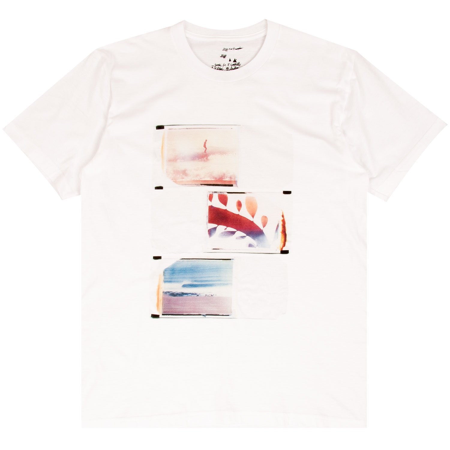 THOMAS CAMPBELL POLAROIDS TEE WHITE
