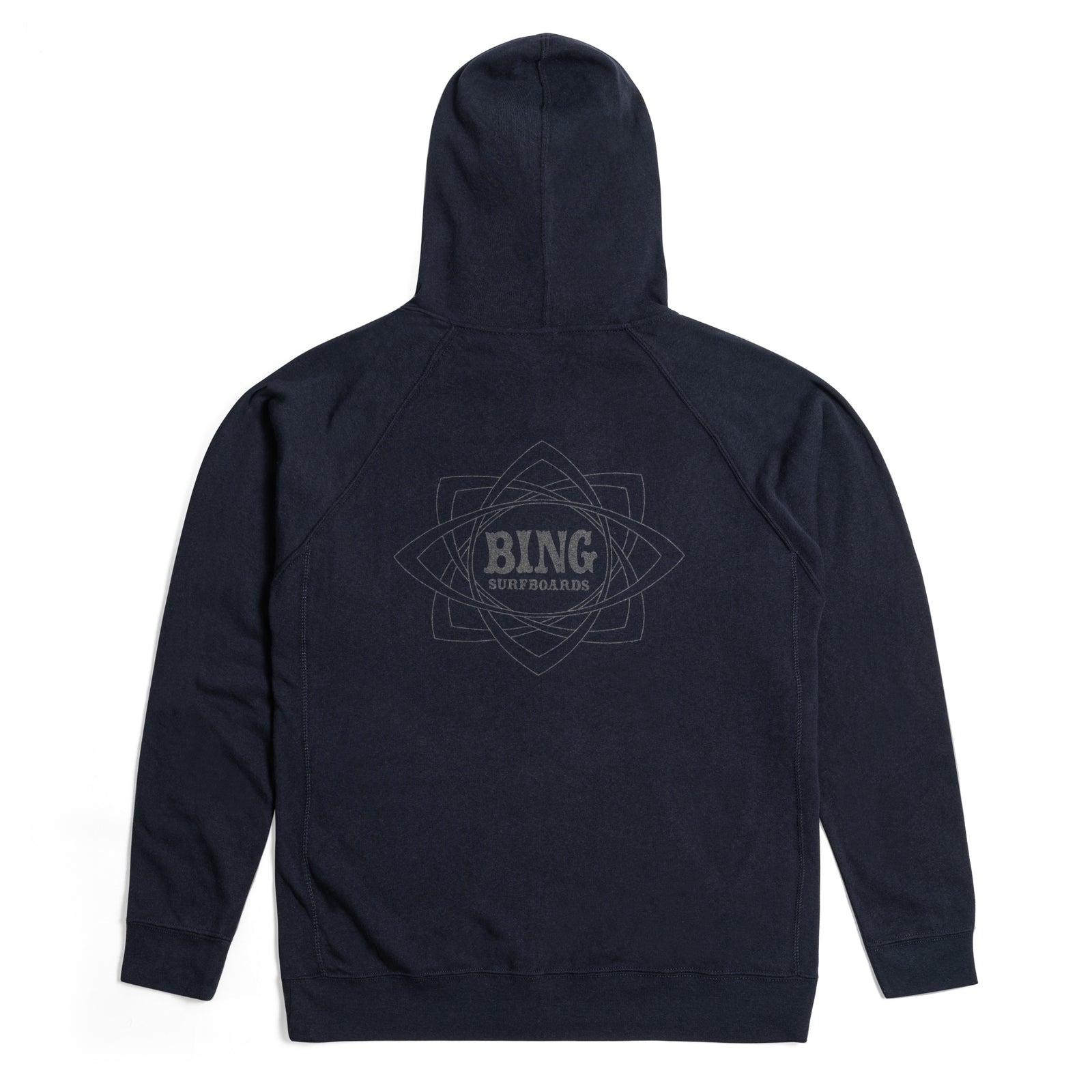 MANDALA II Premium Zip Hooded Sweatshirt - Navy