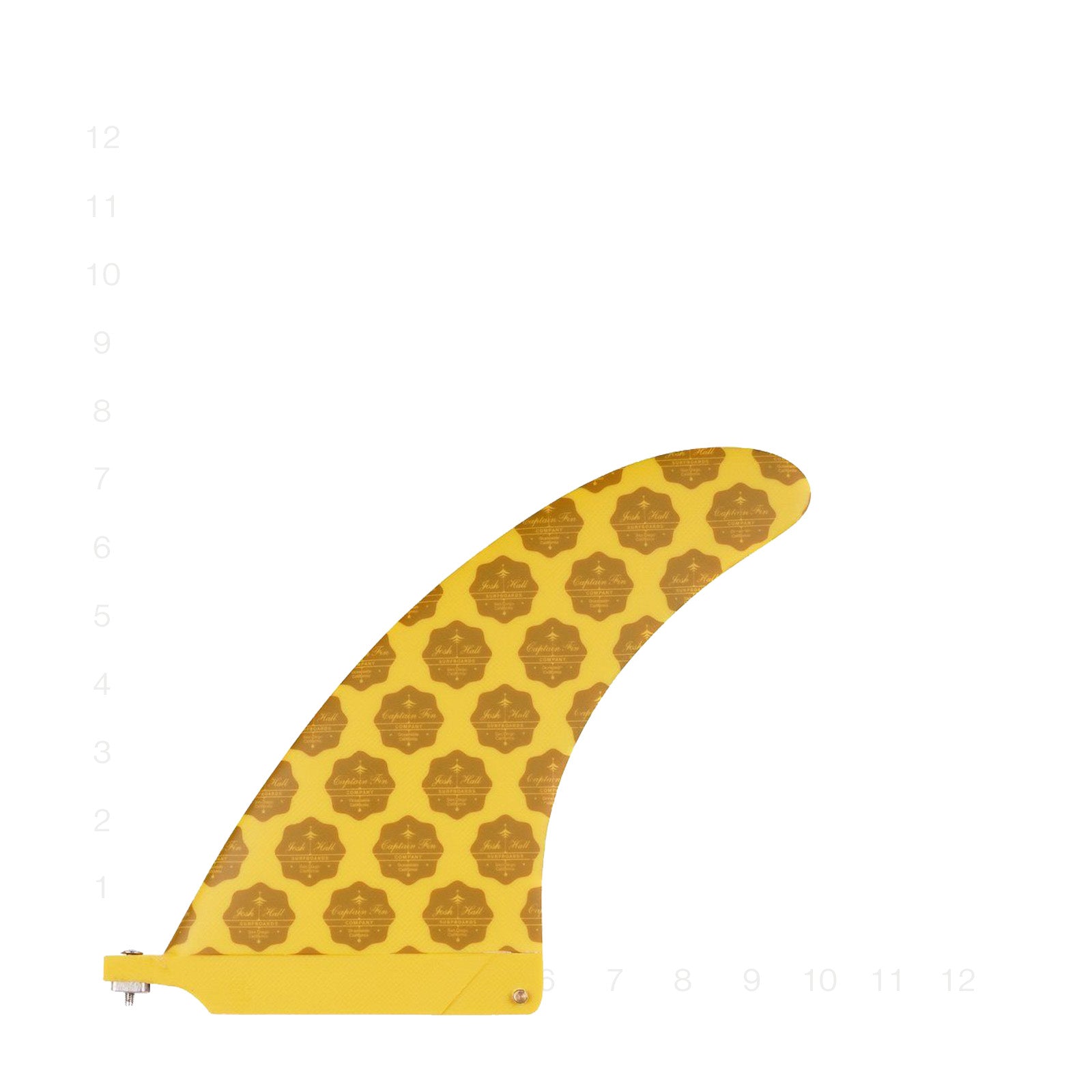 JOSH HALL X T MOSKI FIN YELLOW 7.5"