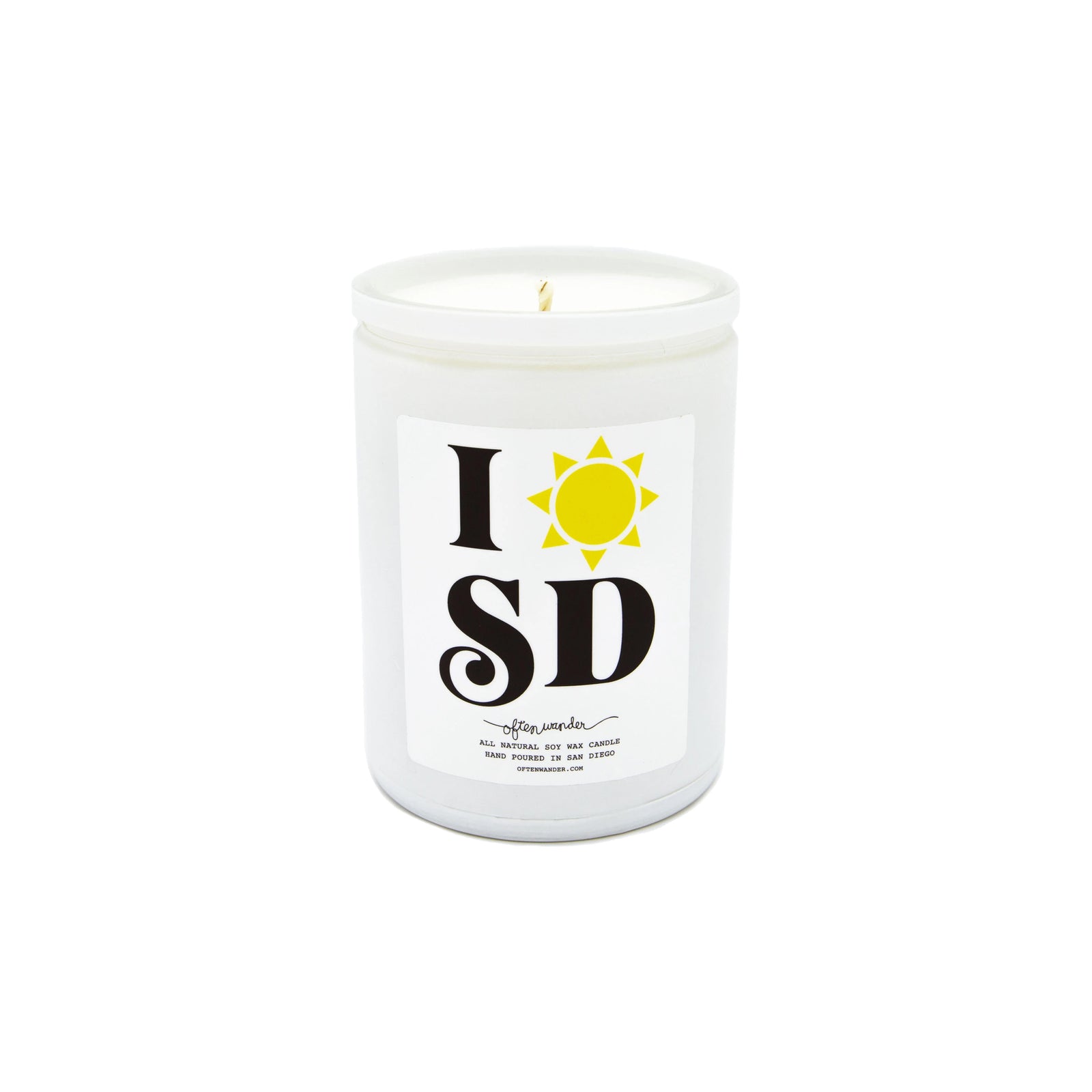SAN DIEGO CANDLE 12OZ