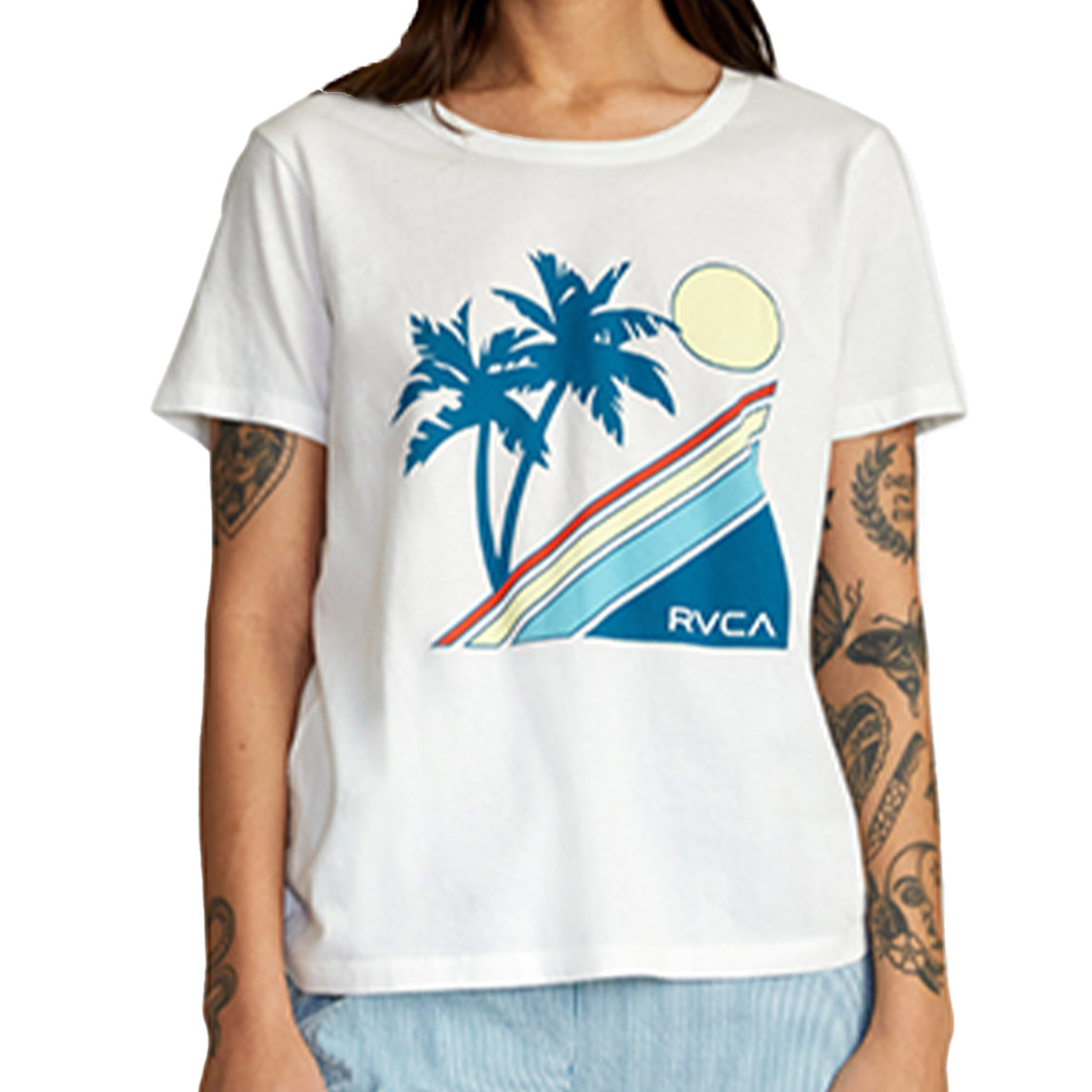 RVCA SOUTH SHORE TEE - VWT