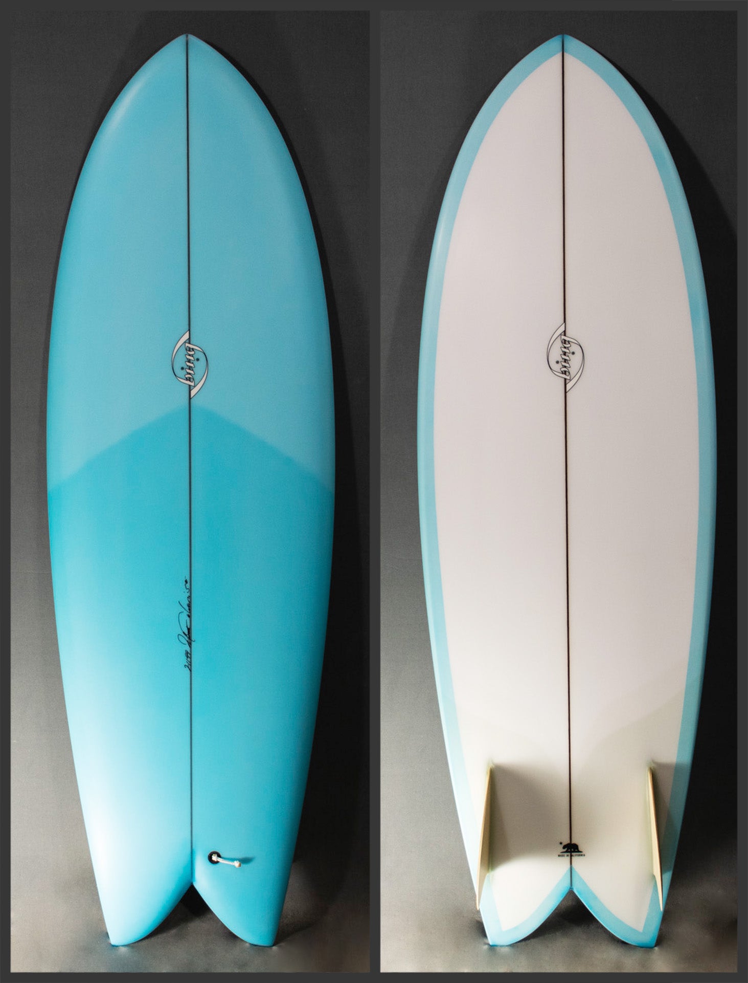 21199  5'8" TWIN FIN FISH