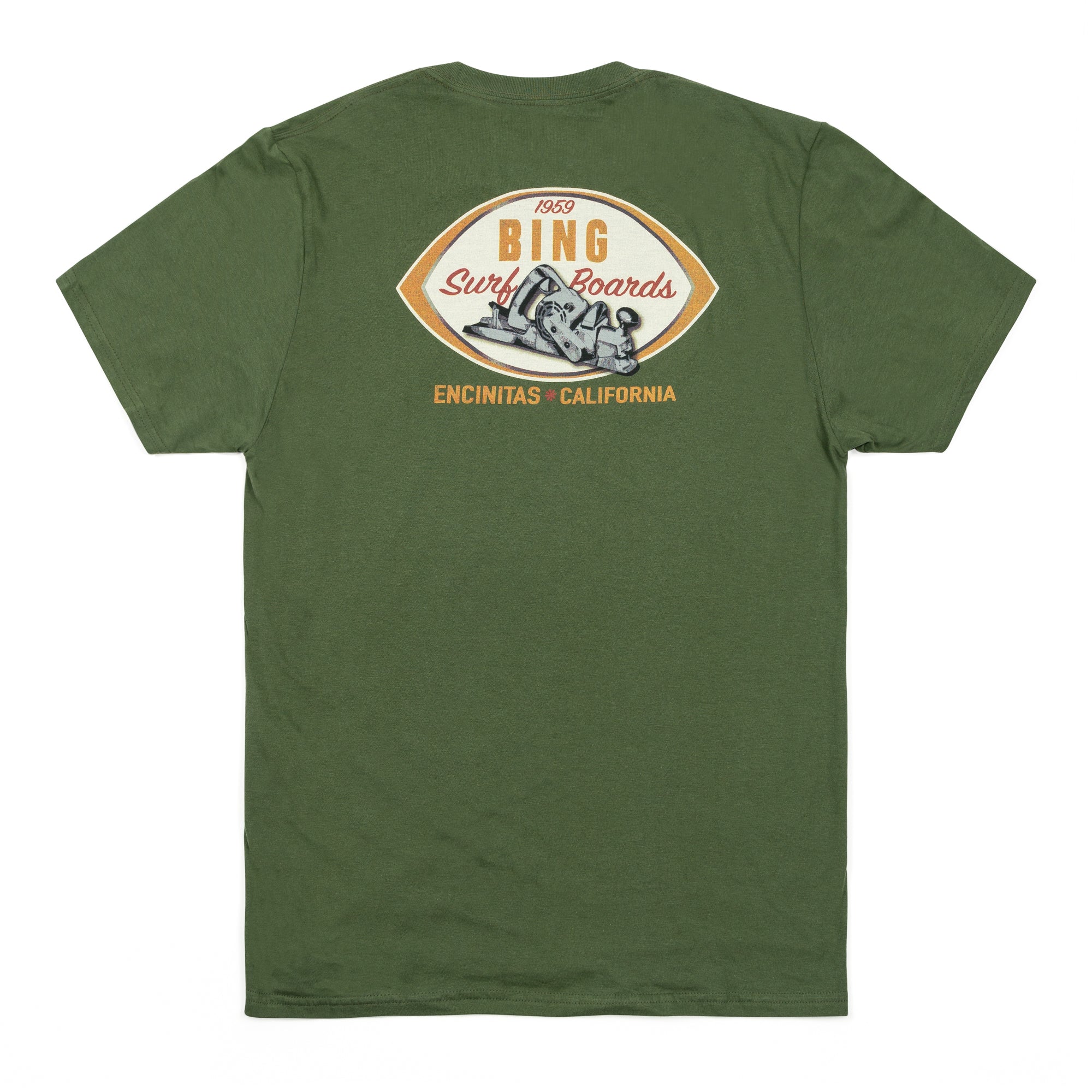 BING PLANER Premium S/S T-Shirt - Military Green