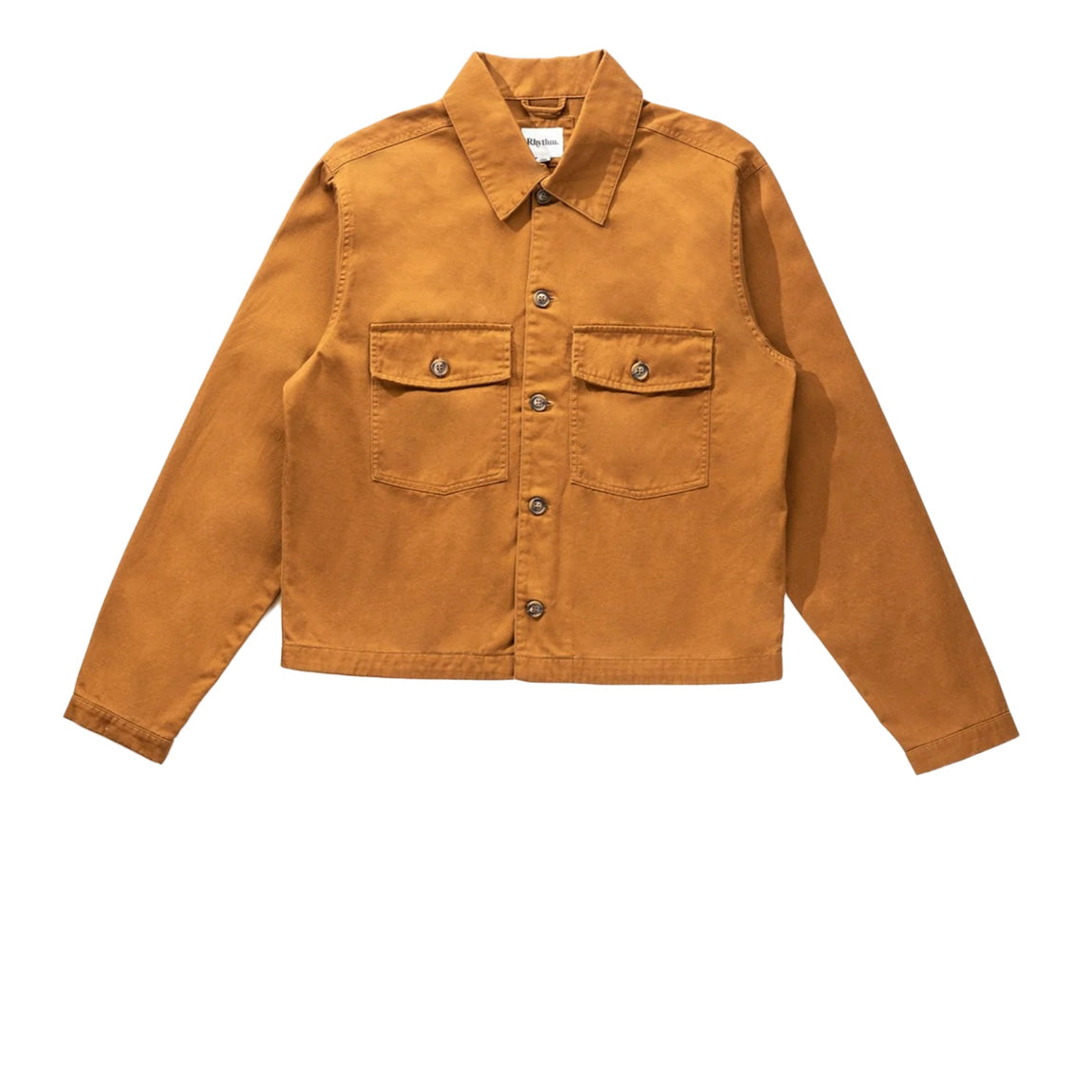 RHYTHM MILITARY L/S SHIRT - BUTTERSCOTCH